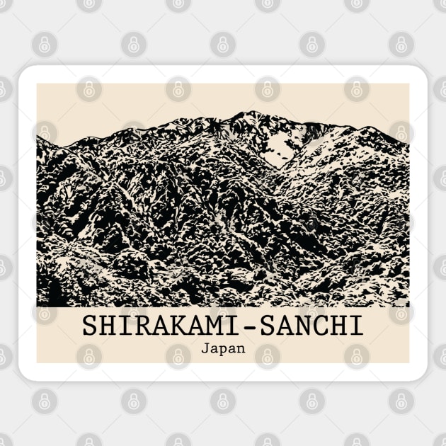 Shirakami-Sanchi - Japan Magnet by Lakeric